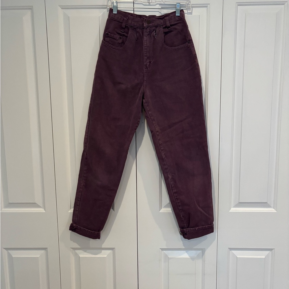Vintage High-Waisted Purple Mom Jeans 💜